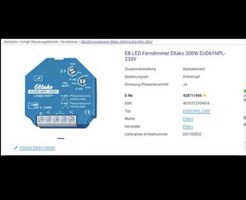 Eltako Dimmer 200W