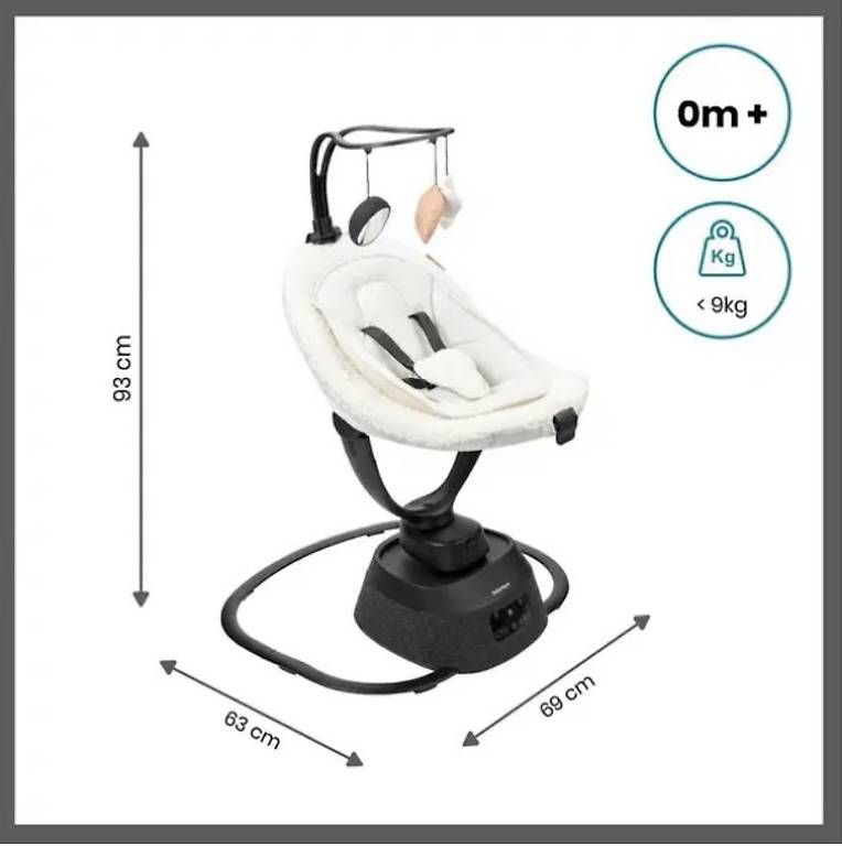 Sdraiette & Sdraiette a dondolo: Babymoov Swoon Evolution (Babywippe) – Usato da Kägiswil venduto da mau90 1