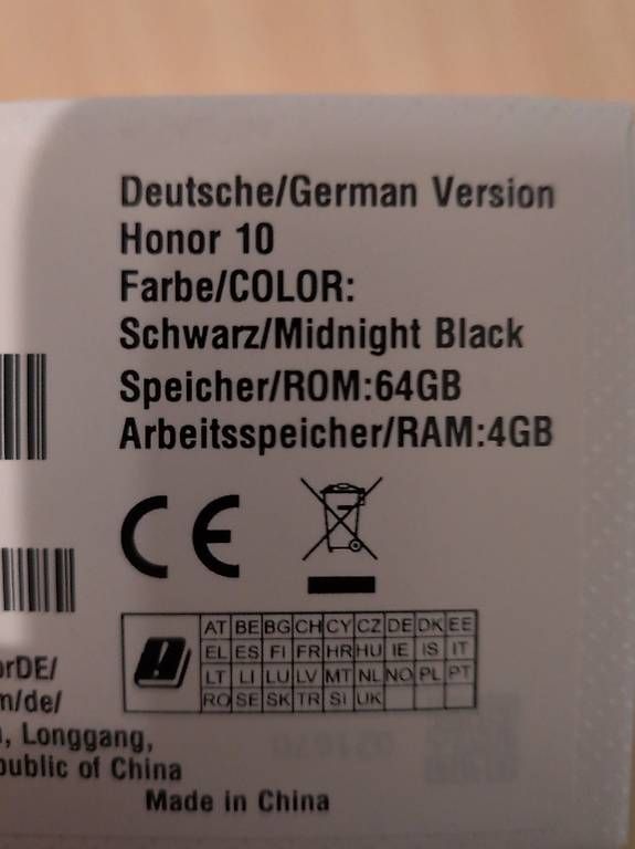 Telefoni cellulari / Smartphones: Huawei Honor 10 inkl. Hüllen – Usato da Luzern venduto da distract 4