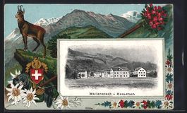 Wallenstadt, Kasernen, lithographiertes 