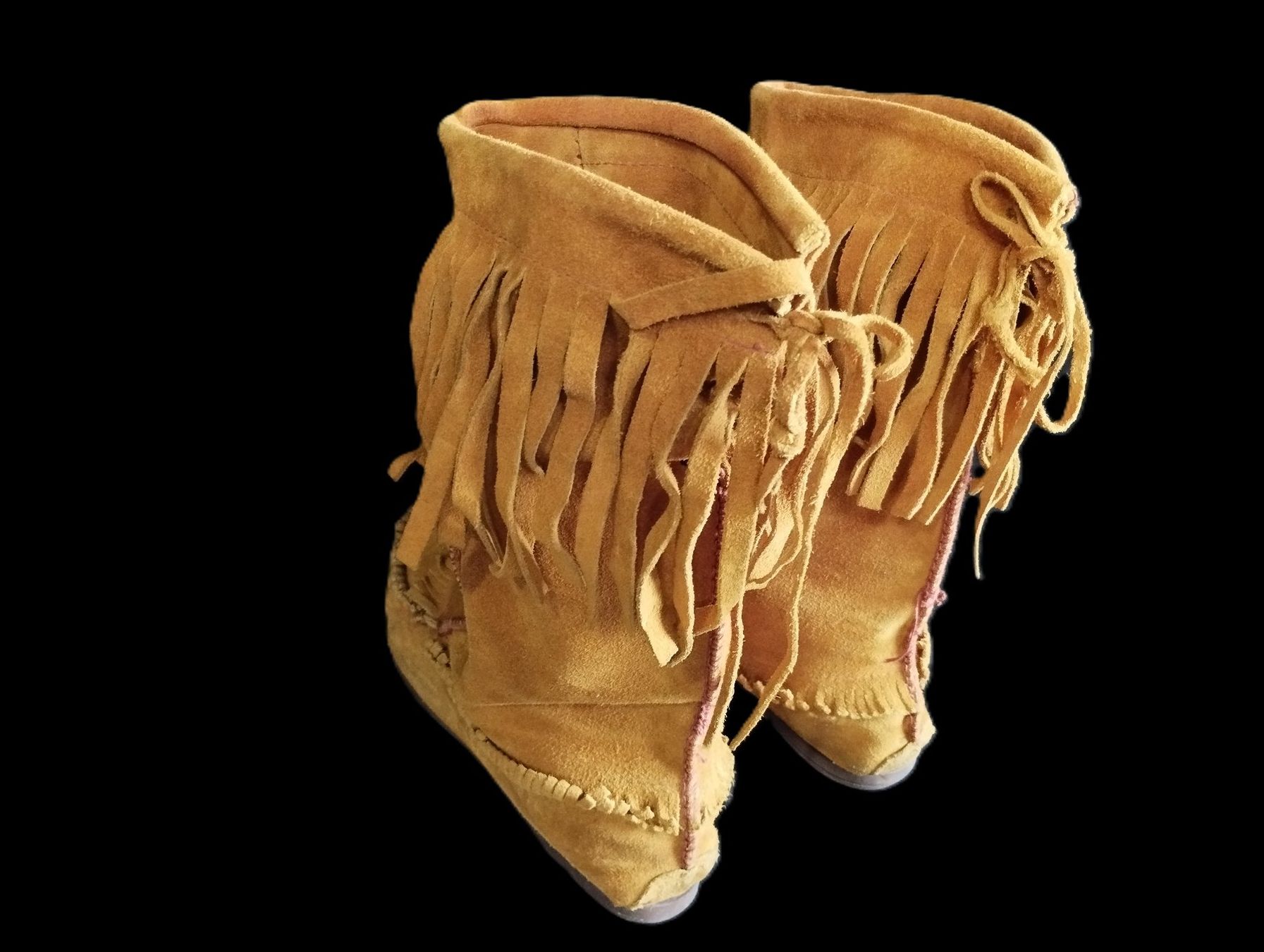 Scarpe da donna: Wildleder Indianer-Stiefel Gr. 40 – Usato da Schübelbach venduto da Restwert_Schubelbach 4