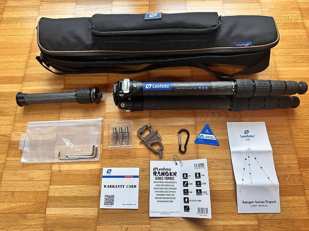 Leofoto Treppiedi & Teste: Leofoto Ranger LS-325C Carbon Stativ – Nuovo (secondo la descrizione) da Winterthur venduto da mom_9lgg