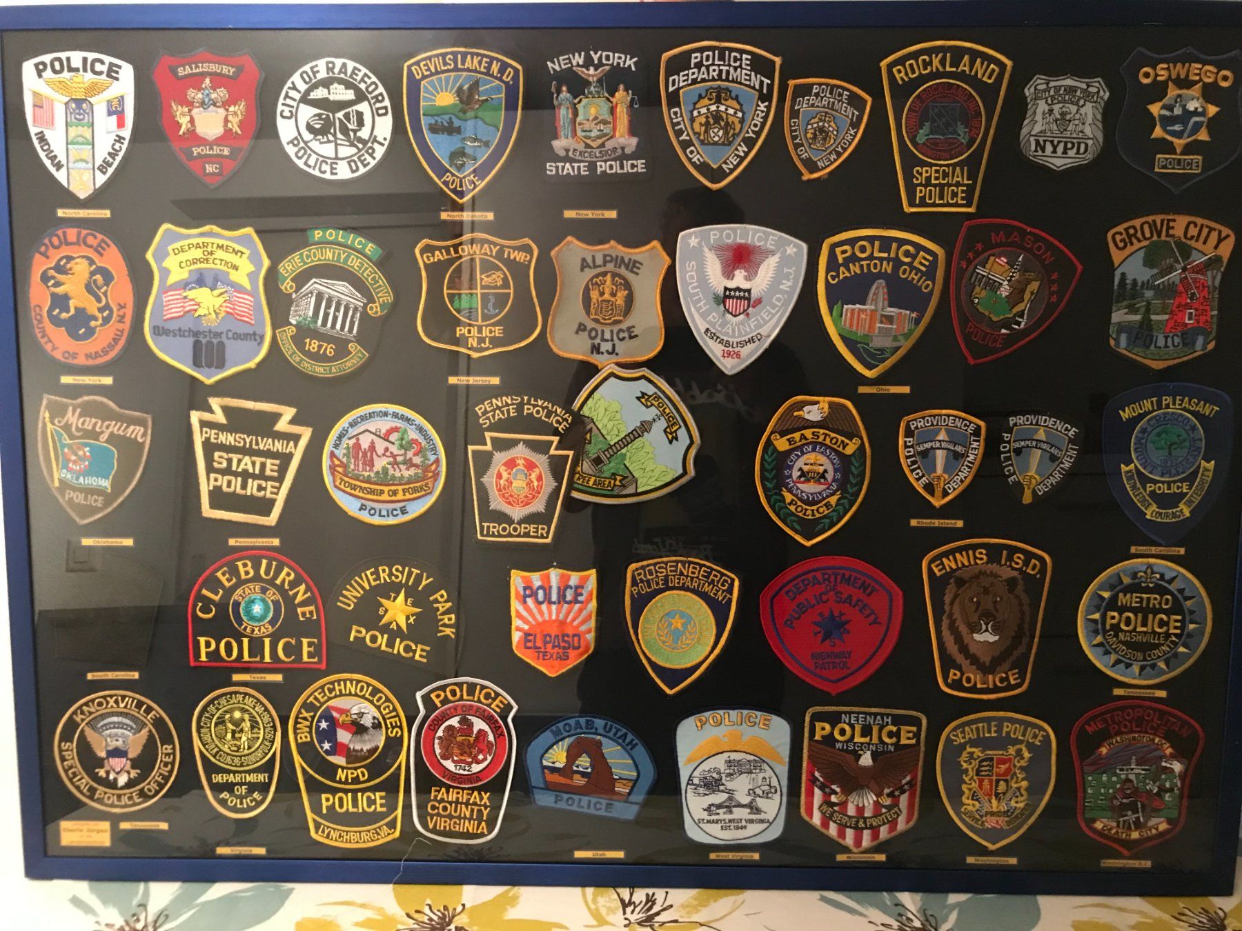 Plaketten & Abzeichen: US Amerika Abzeichen Police – Gebraucht aus Schaan von Auring61