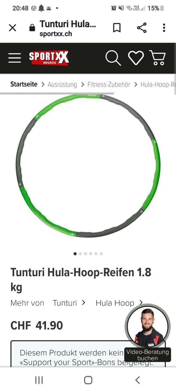 Vélos d'appartement: Hula Hoop Reifen – D'occasion à Oftringen par Leleni