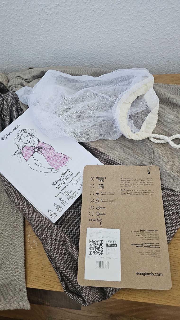Lennylamb Marsupi portabebè: NUE. Lenny Lamb ring sling  – Nuovo e nell'imballaggio originale da Cham venduto da ire_cw28 2