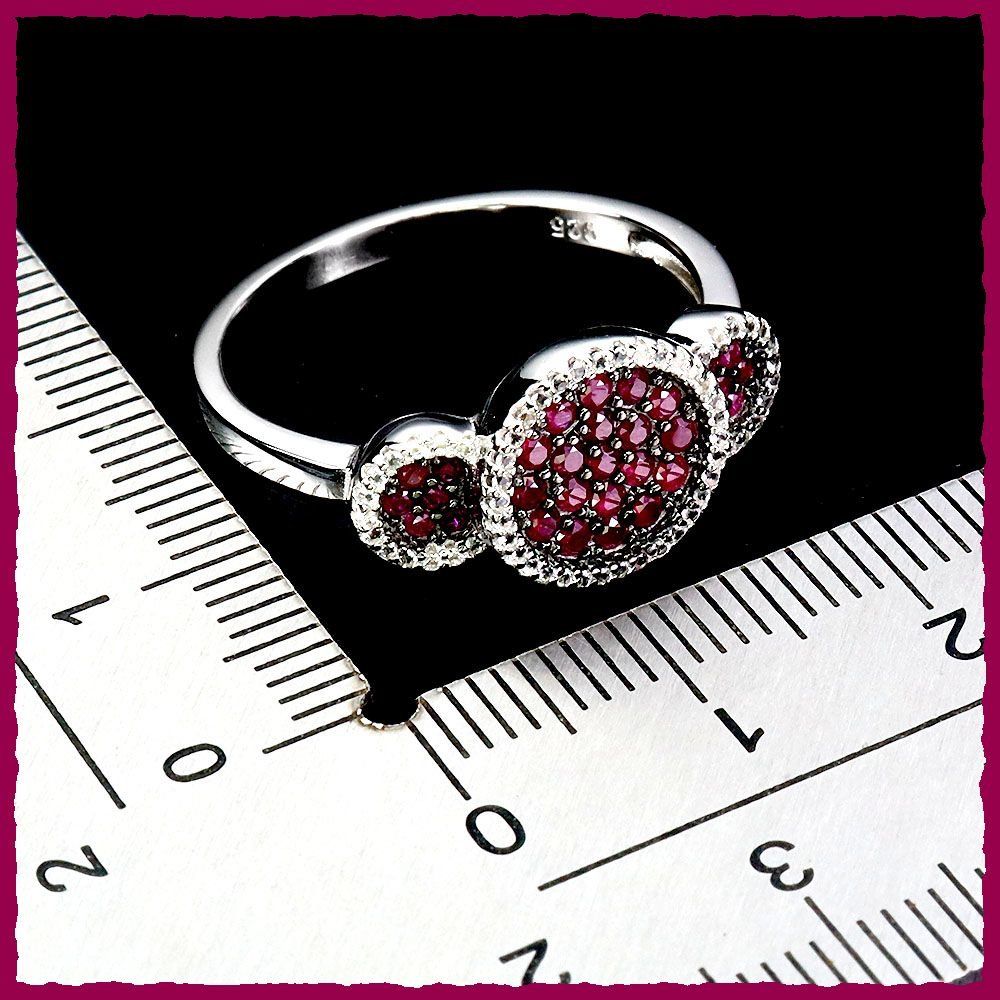 Anelli: ♛ Myanmar Rubin 925 Silberring – Nuovo e nell'imballaggio originale da Oberglatt ZH venduto da Hot-Spot 2
