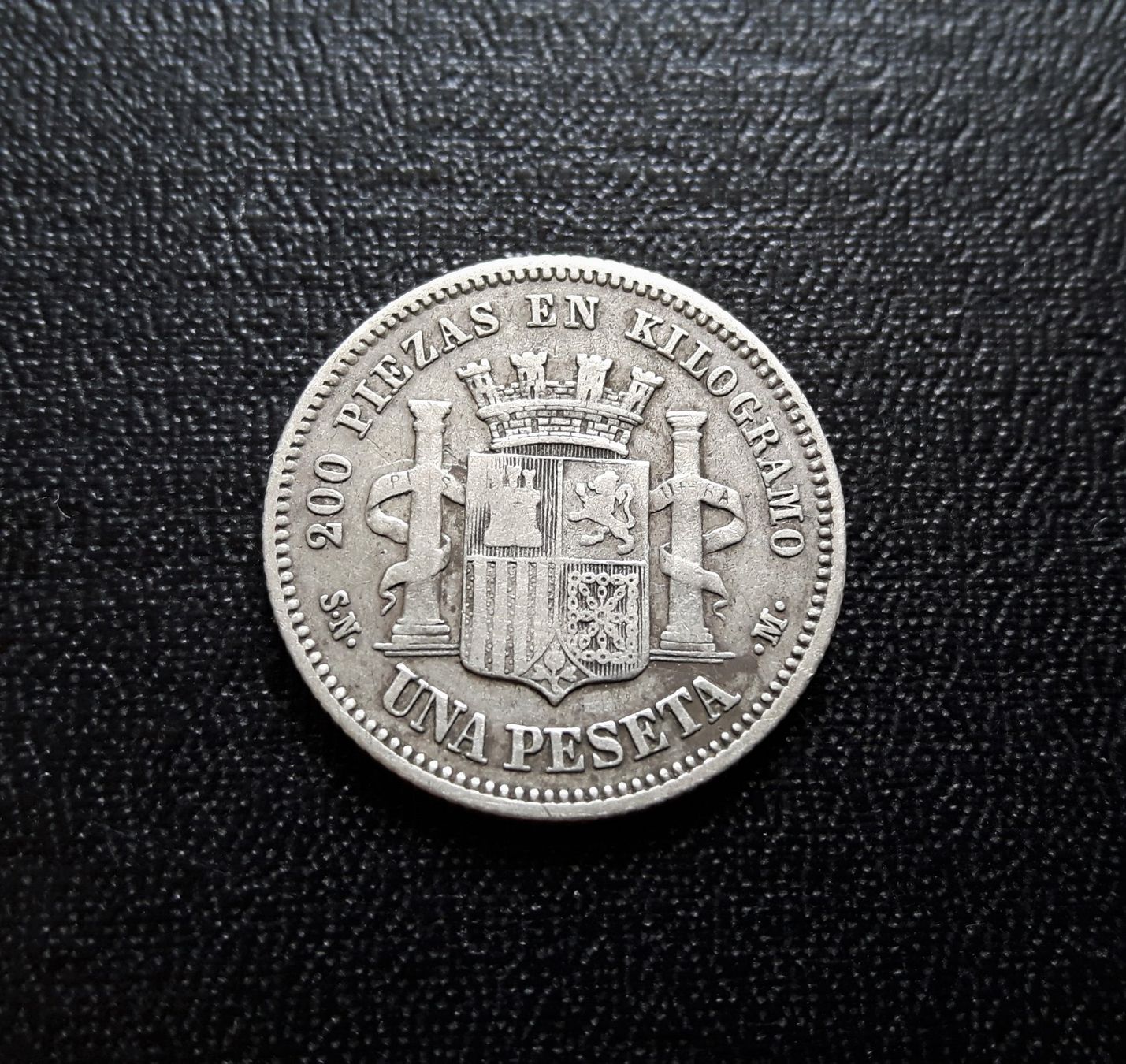 Tutti le monete: 1 Pesetas SPANIEN 1869 – Usato da Zürich venduto da brinkosos 1