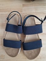 Graceland Sandalen, blau, Gr. 36 - bequem durch den Sommer