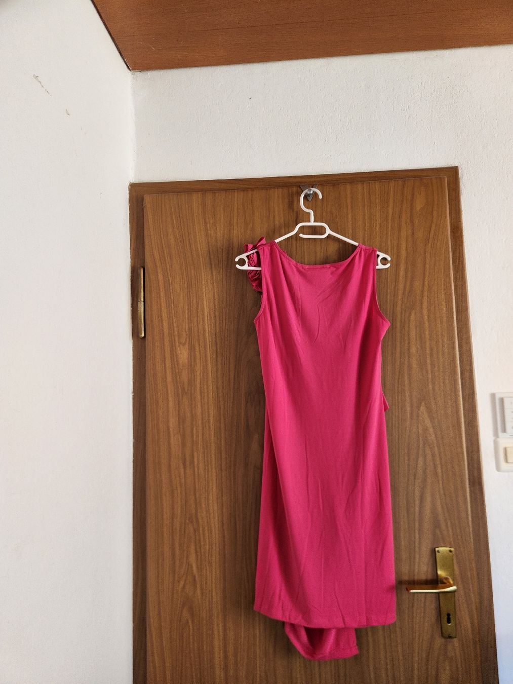Kleider: Robe rose Jus d'Orange Paris taille S drapée fleur – Gebraucht aus Niedergösgen von Eva2410 1