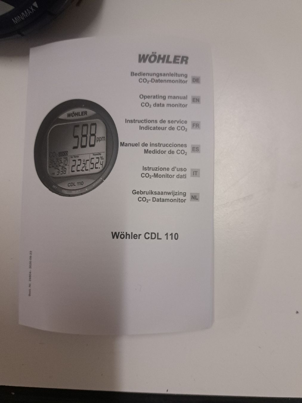 Misurare: Wöhler CDL 210 CO2-Datenlogger – Usato da Spreitenbach venduto da madmex 2