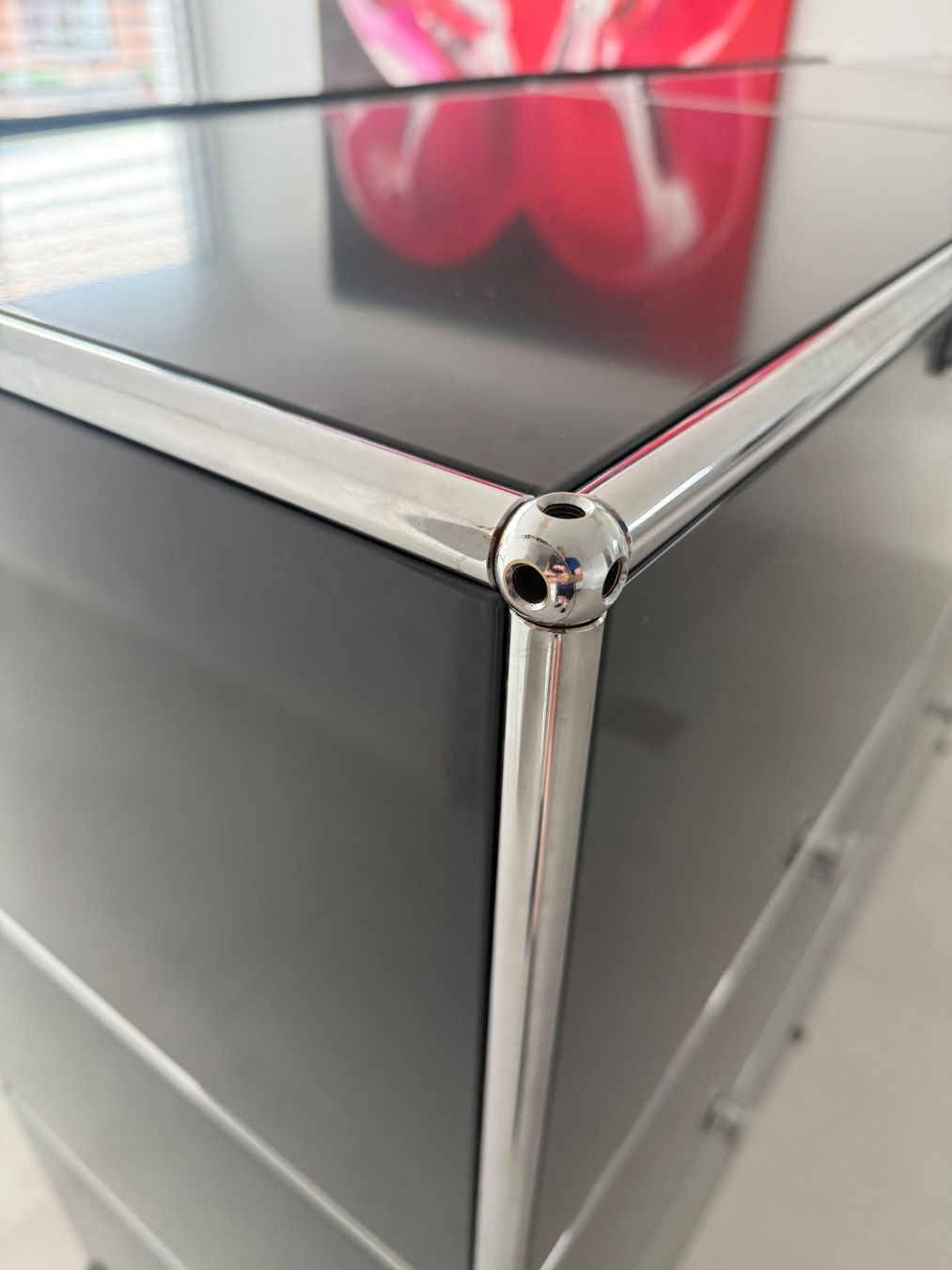 USM Scaffali: USM Haller Sideboard 3x3 Anthrazit grau 50cm Tiefe Q2 – Usato da Balsthal venduto da Designhaus.Schmitt 7
