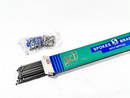 ACI A.C.I. Liscio spokes Speichen 298mm Paket 72 Stück