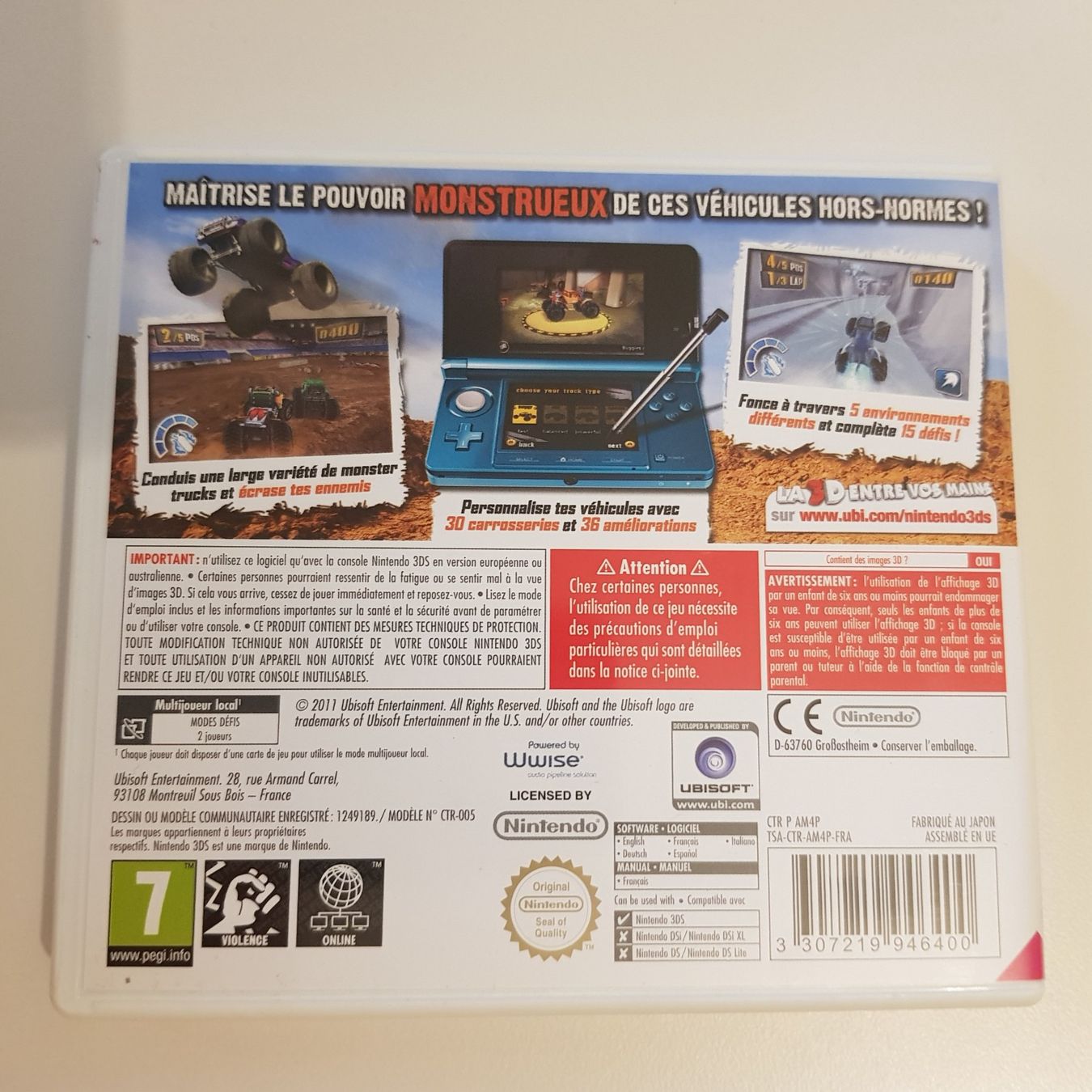Nintendo Giochi: Monster 4x4 3D /3DS – Usato da Münchenstein venduto da 2DGames 1