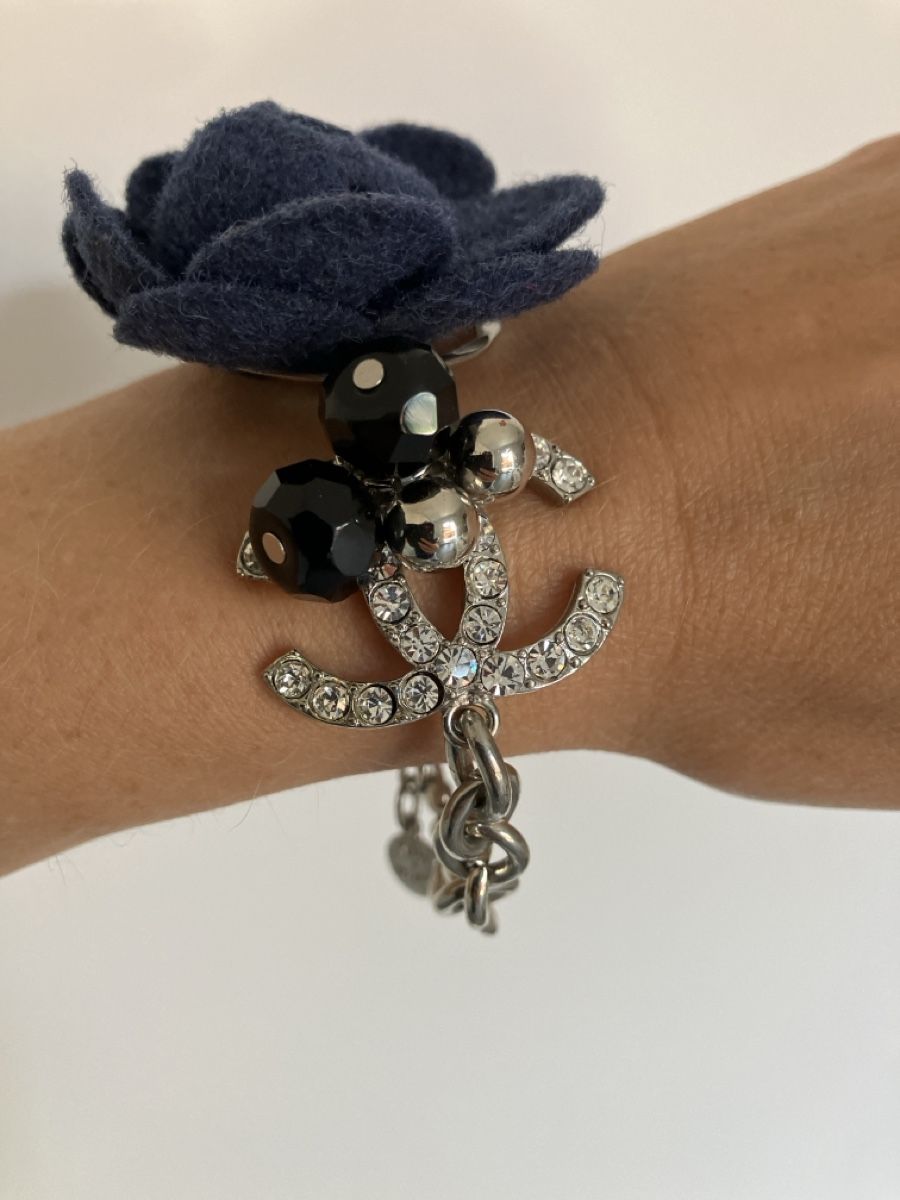 Armbänder & -reifen: Bracciale con fiore blu – Gebraucht aus Lugano von jfo_7lsm 4