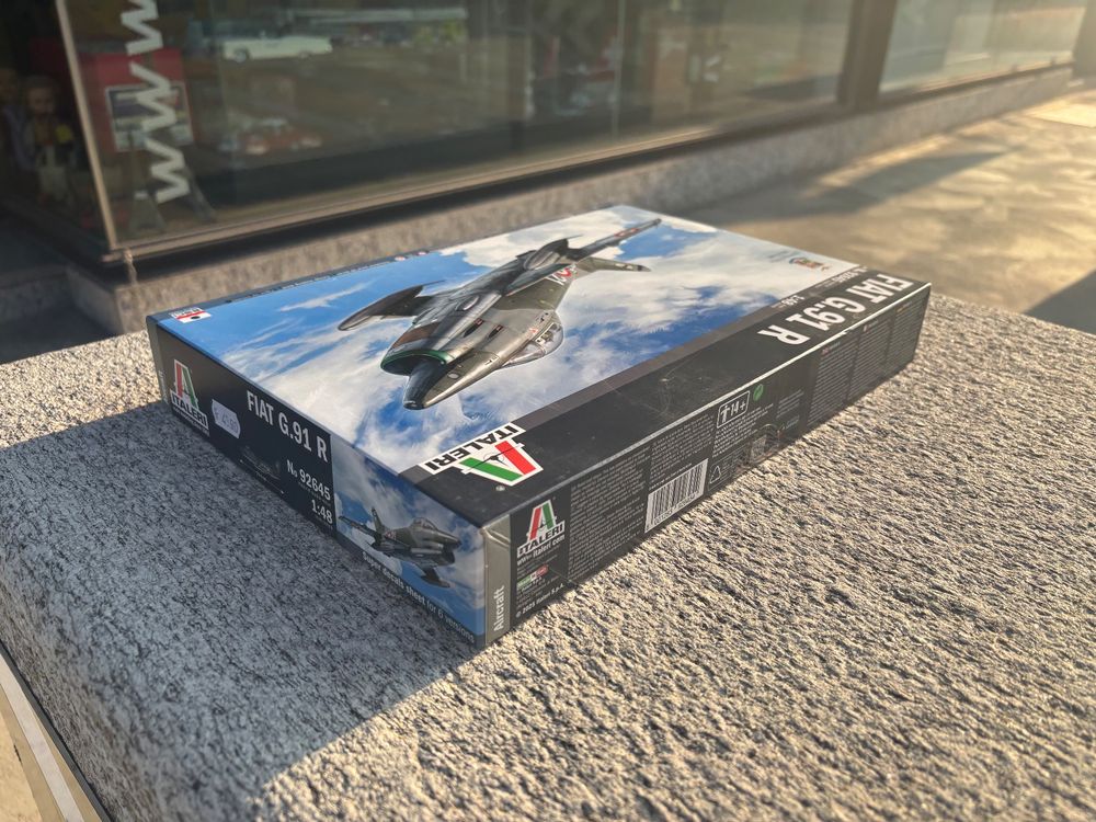 Kit De Modelo A Escala FIAT G.91 R 1:48 De Italeri - Para Montar Y Pintar, Incluye Calcomanías 3D
