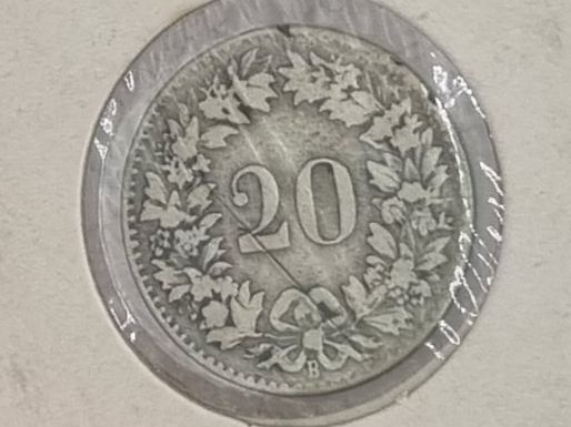 Tutti le monete: 20 rappen 1850 mit Wappen – Usato da Bure venduto da chap981 2