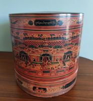 Ancienne boîte Bétel Birmanie Asie bois laqué art asiatique