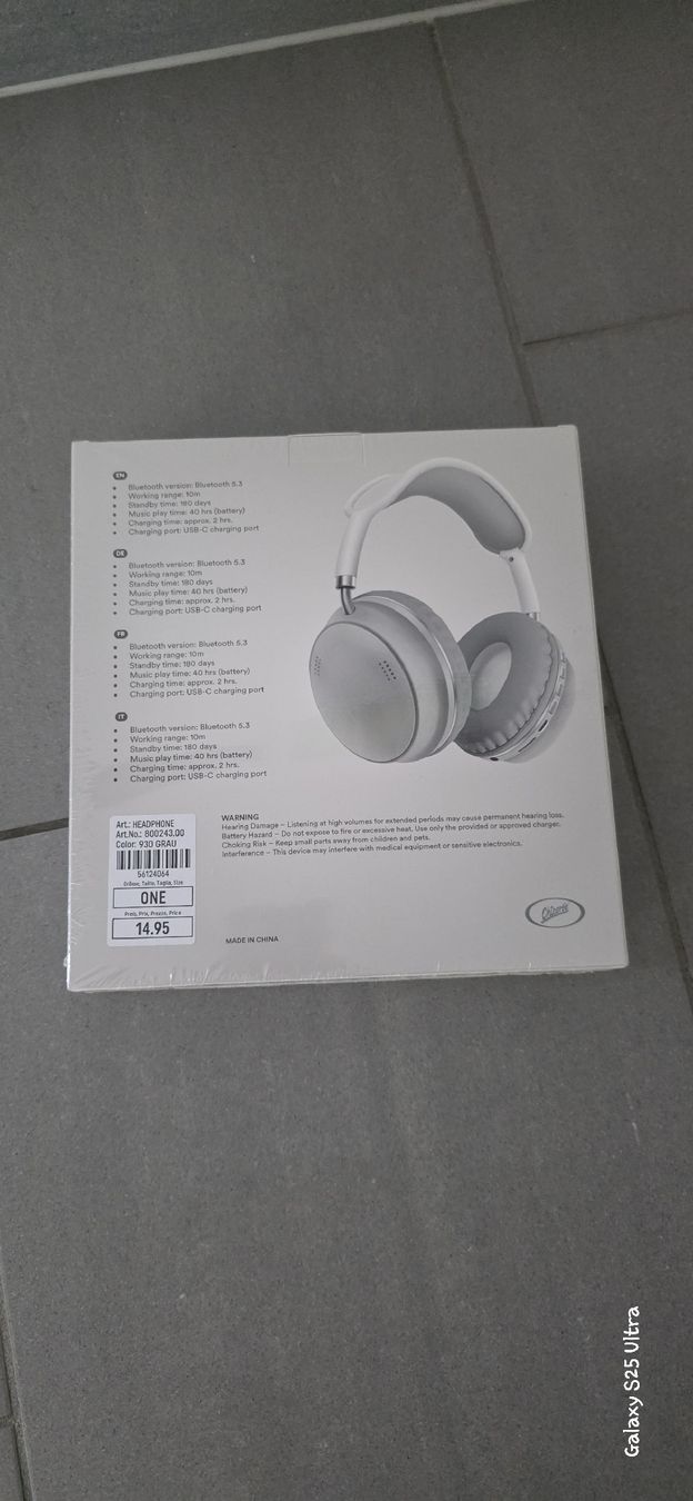 Casques audio: Neuwertige Chicorée Kopfhörer Grau – Neuf avec emballage d'origine à Hildisrieden par Ladygirl97 1