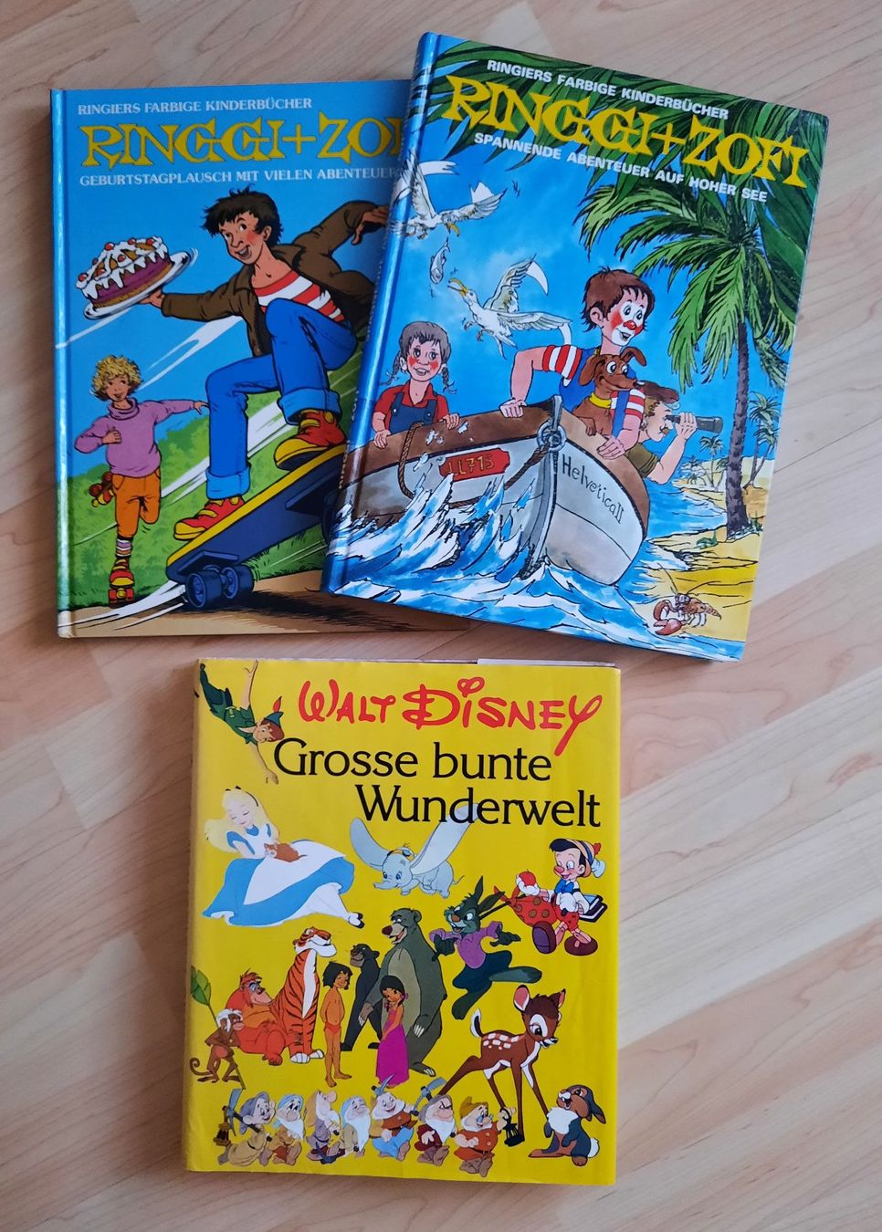Libri: drei Kinderbücher:  2x Comics und 1x Märchenbuch – Usato da Illnau venduto da Flomi75