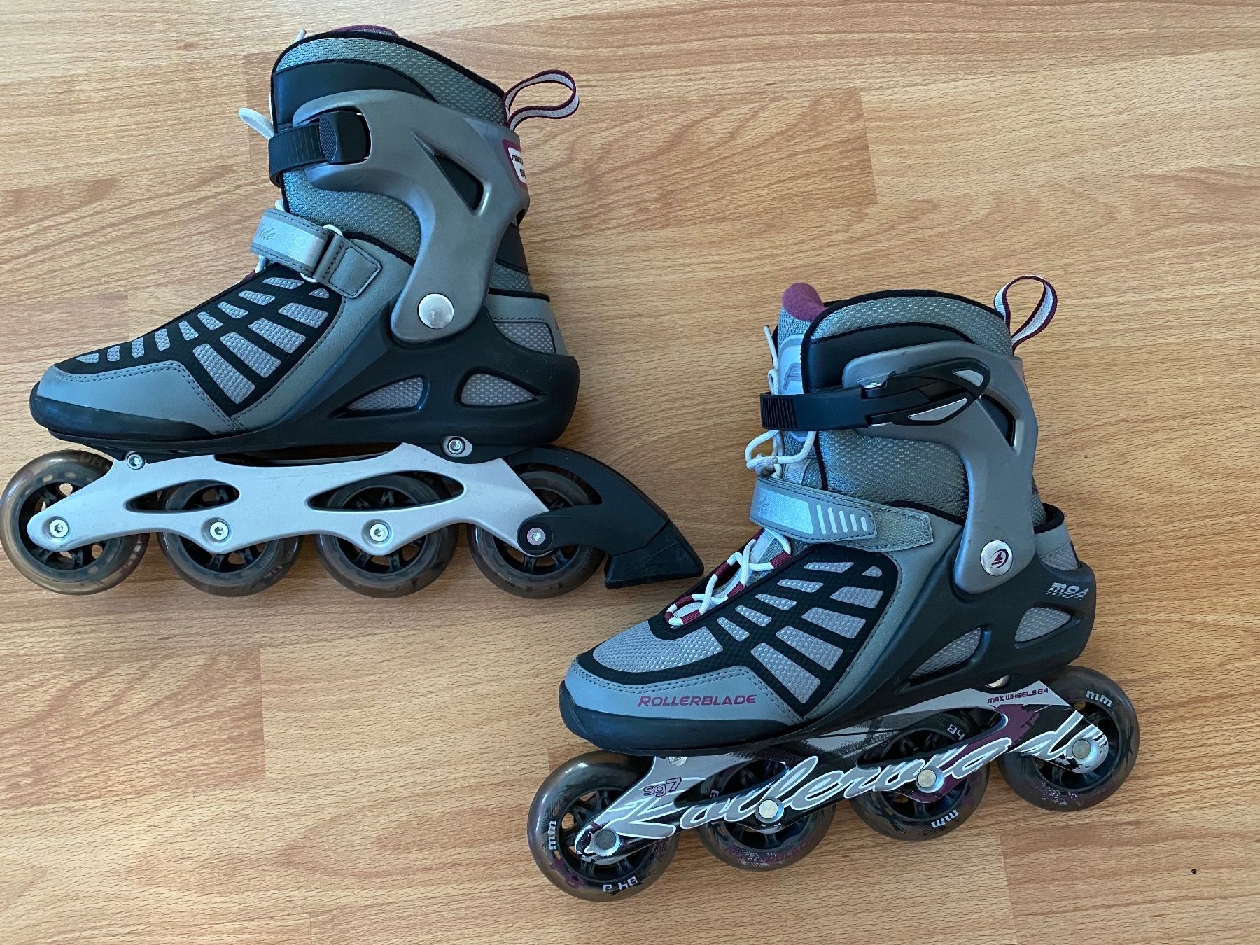 Pattini in linea & Pattini a rotelle: Rollerblade macroblade 84w Inlineskates gr. 42.5 – Usato da Beinwil am See venduto da Mpmmechanik