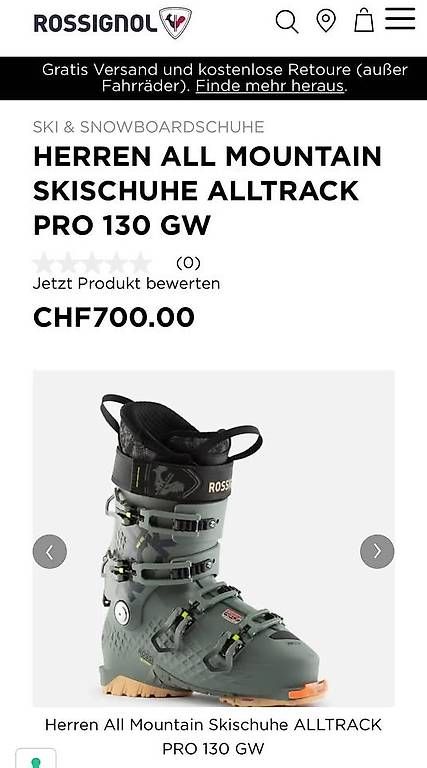 Scarpe da uomo: Scarponi da sci Rossignol All Track 130 Pro – Usato da S. Antonino venduto da bal_gdr8 1