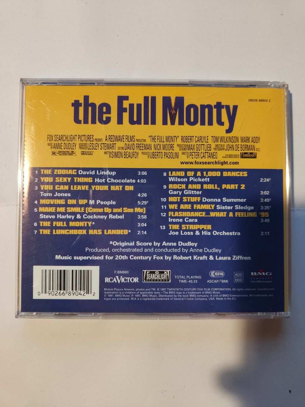 CD: CD Soundtrack "the full monty" – Usato da Winterthur venduto da Heftith 1