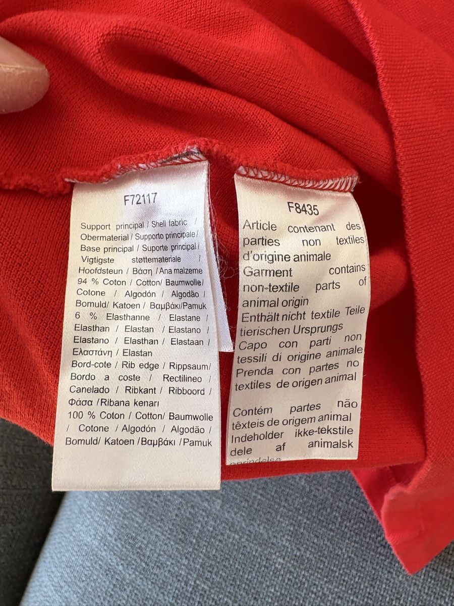 Lacoste T-Shirts: T-shirt Polo Lacoste rouge – Gebraucht aus Jongny von Rivierach 5