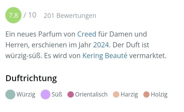 Creed Profumi & Eau de Toilette: 2 ml CENTAURUS CREED 2024 ABFÜLLUNG – Nuovo (secondo la descrizione) da St. Gallen venduto da CaliSunshine 2
