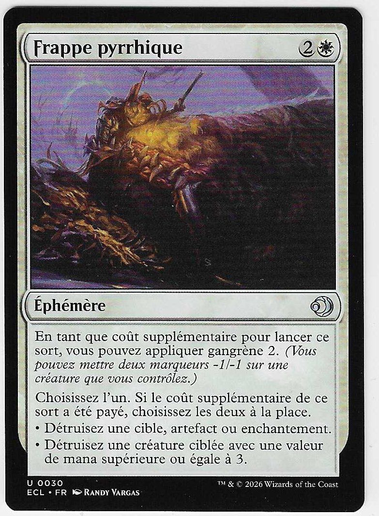 Magic The Gathering Carte collezionabili: [MTG] Pyrrhic Strike [fr] – Usato da Nyon venduto da LucidumMTG