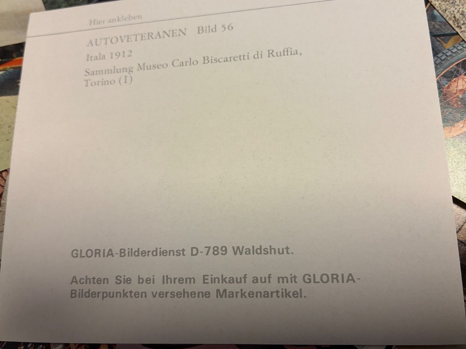 Sammelbilder & Trading cards: Sammelbilder Gloria Oldtimer – Gebraucht aus Horw von adler65 7