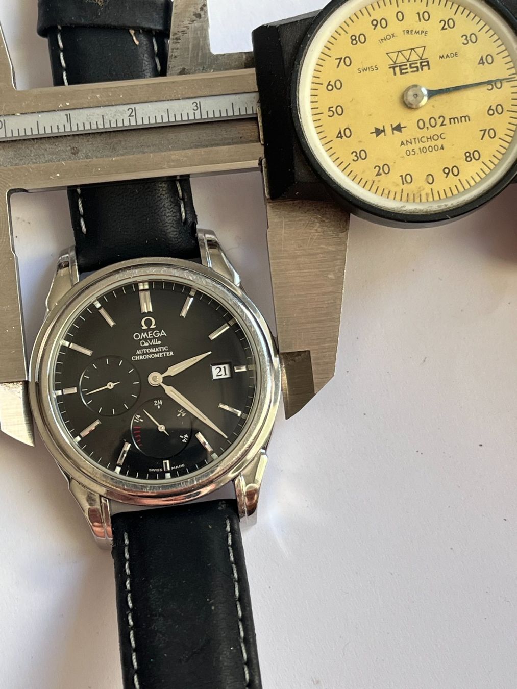 Omega Montres: Omega DeVille Automatic Chronometer Co-Axial Powerreserve – D'occasion à Worblaufen par chronyves 4