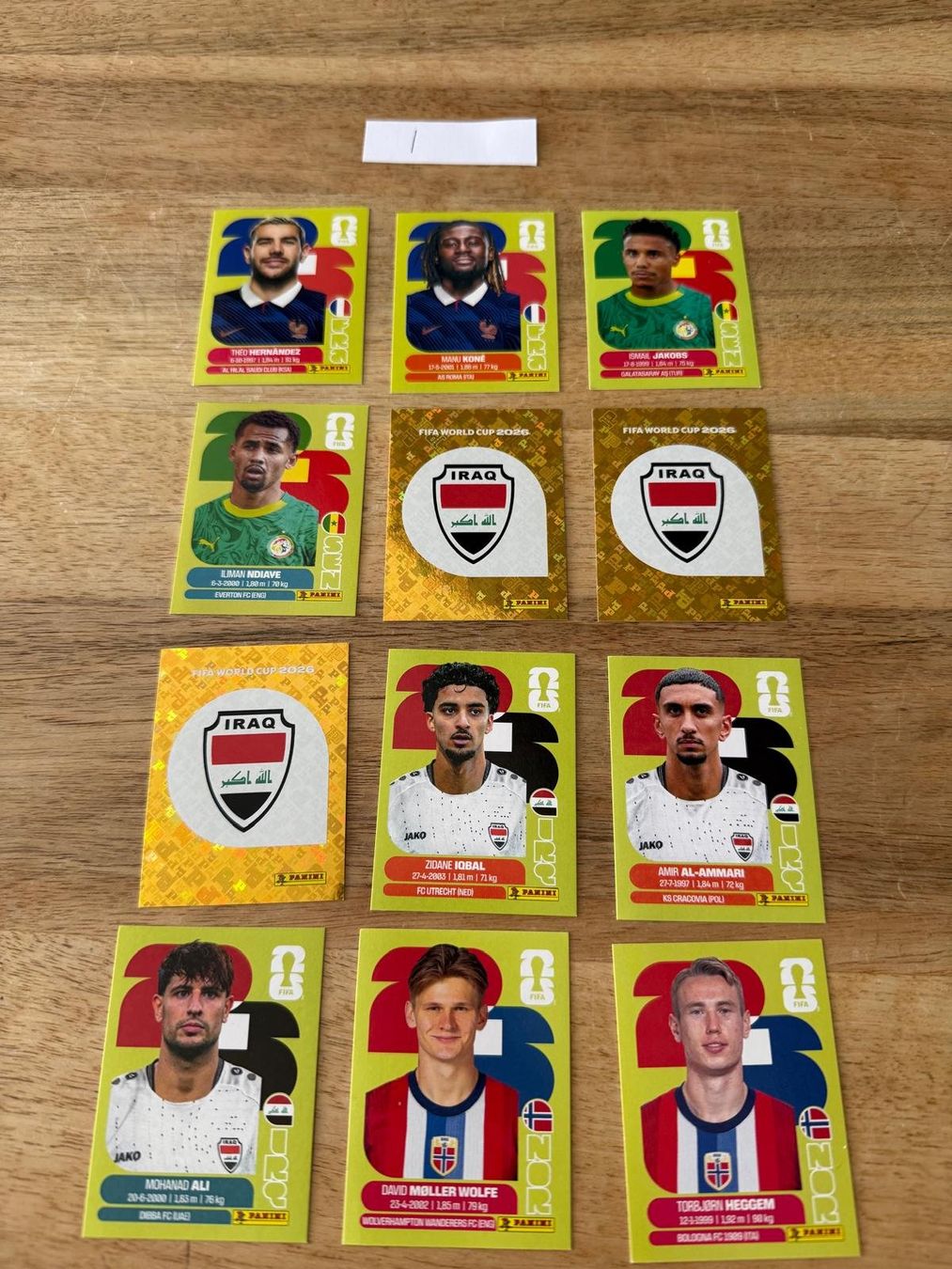 Panini Carte collezionabili: Panini 2026 Gruppen F-J – Nuovo (secondo la descrizione) da Känerkinden venduto da Mailtotini 6