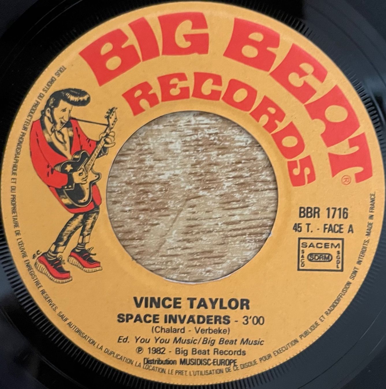 Dischi in vinile: VINCE TAYLOR - SPACE INVADERS / UNTIL THE VERY END – Usato da Bussigny venduto da vinyl-pas-cher 2