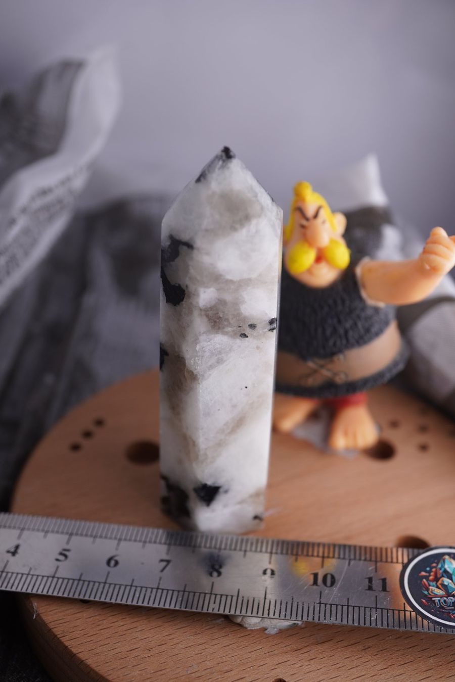 Minerali & Pietre curative: Mondstein  Spitze  ca 80mm x  20mm – Nuovo e nell'imballaggio originale da Eschenbach SG venduto da topstone 4