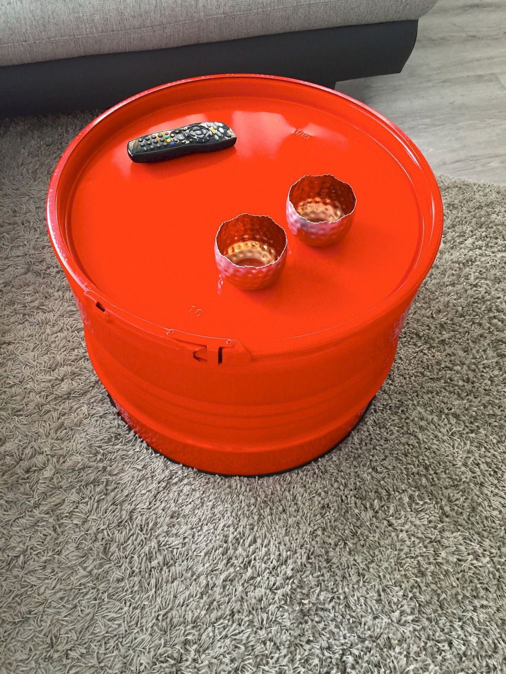 Tavoli da giardino: Fassmöbel Couchtisch H45cm Ø57cm orange – Nuovo e nell'imballaggio originale da Bottighofen venduto da zaap 1