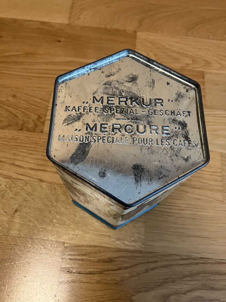 Zuckerdosen: Antike Dose Merkur Kaffee – Gebraucht aus Männedorf von Galler 5