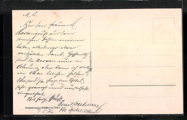 Cartoline postali: Winterthur, Kantonsspital, Hauptgebäude – Usato da Berlin venduto da bartko-reher 1
