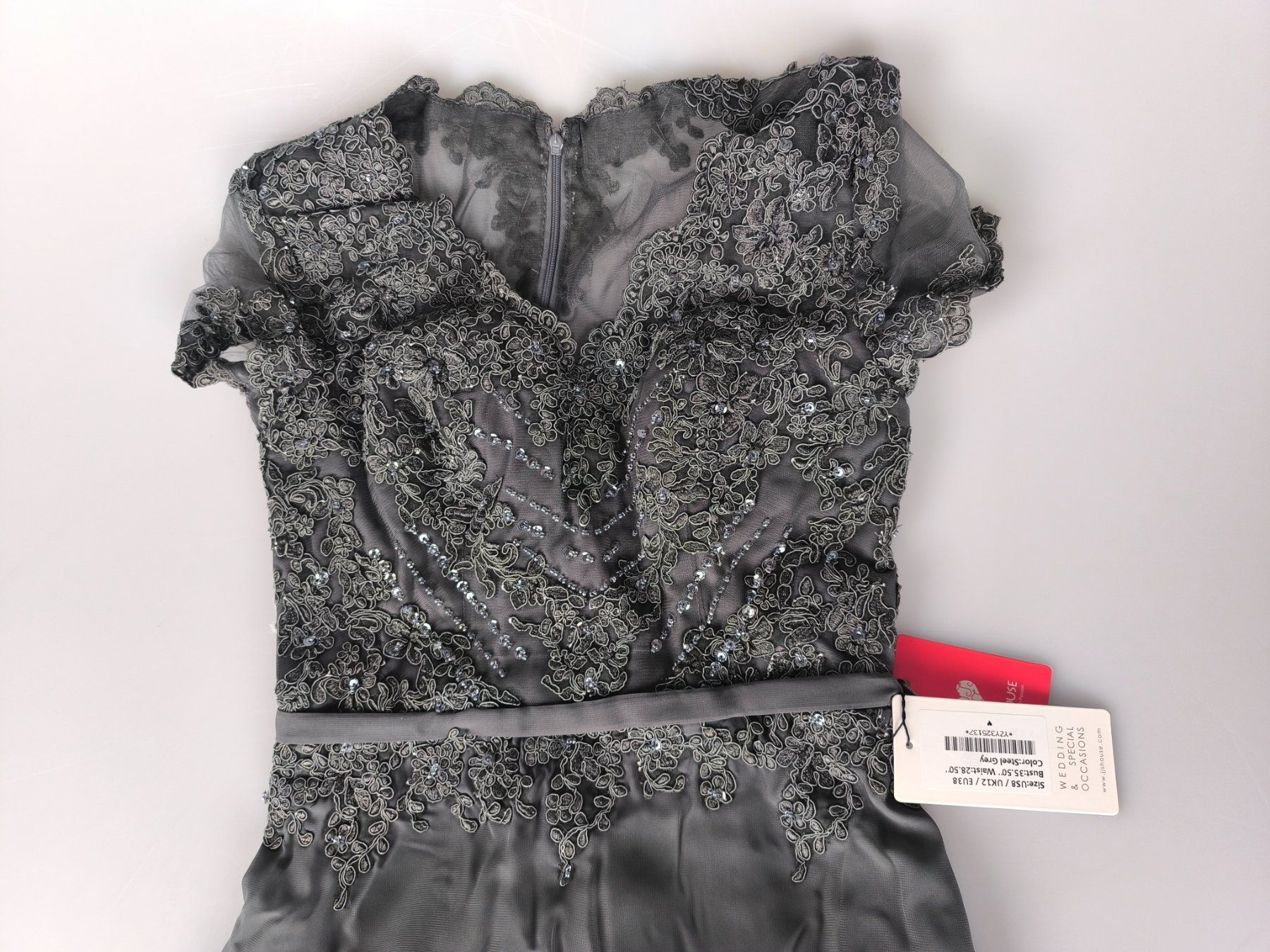 JJ’s House Vestiti: Abendkleid Lang, grau Gr. 38 / Kurzarm – Nuovo (secondo la descrizione) da Rüti ZH venduto da Restwert_Rueti_ZH 6