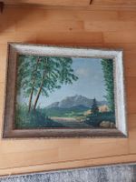 Altes Ölbild Bild J. Müller 1947