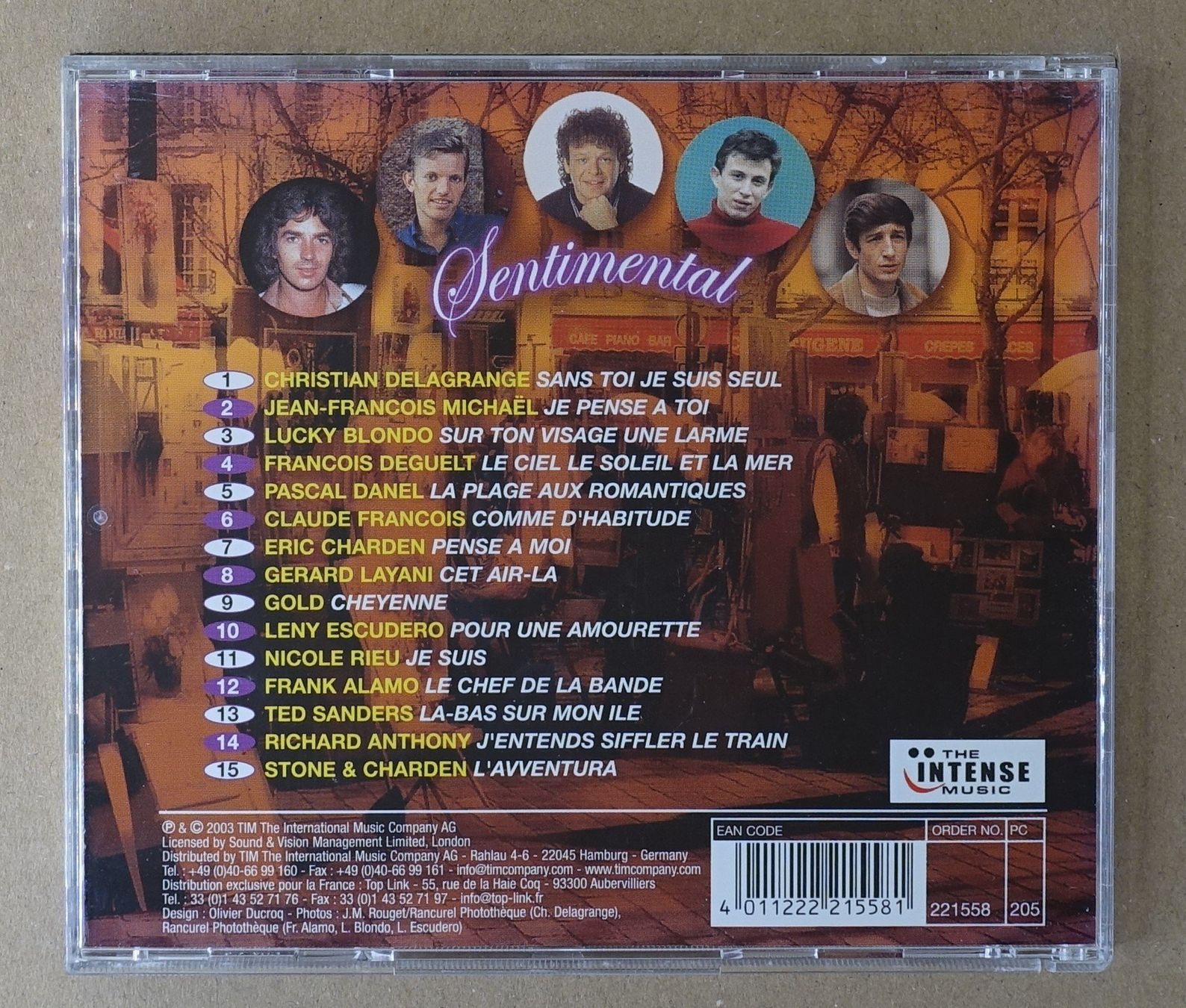 CD: Sentimental - F10 – Usato da Sessa venduto da fraenklishop 1