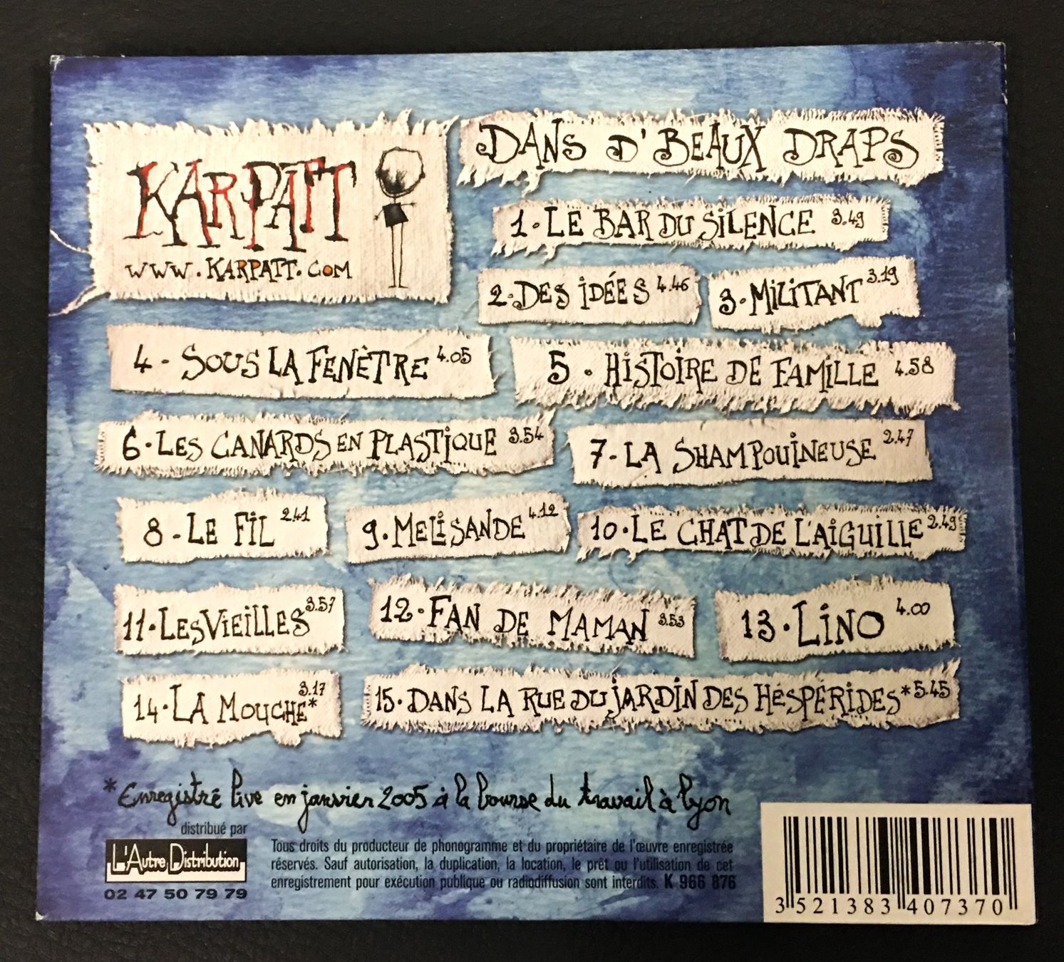 CDs: Karpatt - Dans D'beaux Draps - CD – Gebraucht aus Oftringen von Vucki 1