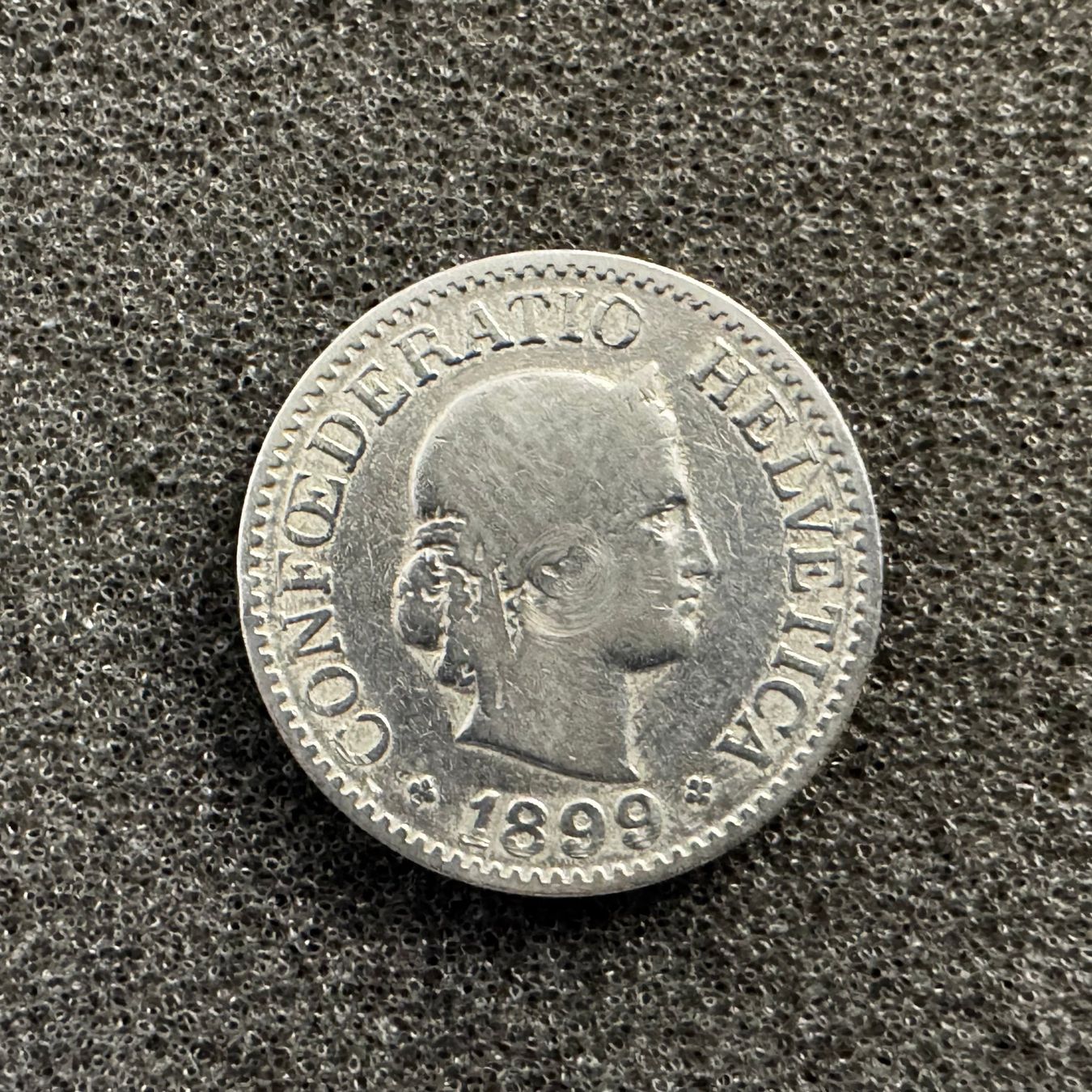 Tutti le monete: 10 Rappen Schweiz 1899 – Usato da Reitnau venduto da tb-muenzen