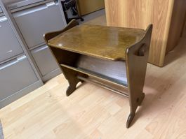 Meuble d'appoint vintage en bois massif - qualité top!