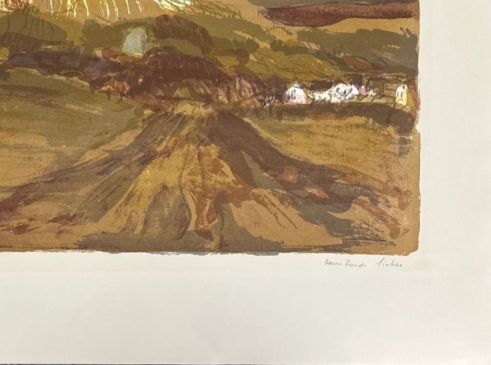 Hans Ruedi Sieber (1926-2002) Lithographie Handsigniert 4