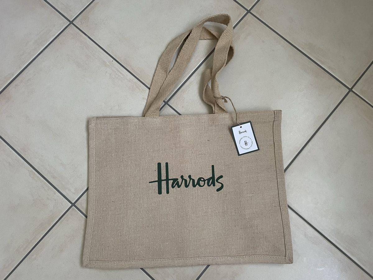 Harrods Borse: Borsa Harrods nuova in Juta  – Nuovo (secondo la descrizione) da Gorduno venduto da cha_9lgw