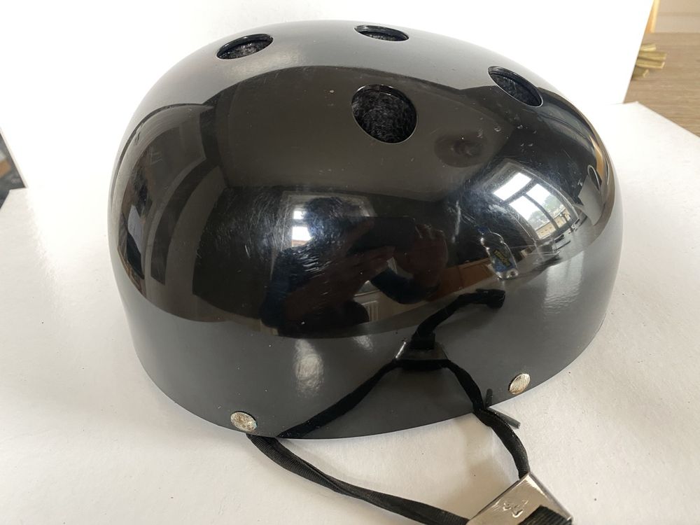 Yakkay Fahrradhelm Smart Gr. 57-59 mit Tweed berzug s/w (Gebraucht) in  St.Gallen fr CHF 1  mit Lieferung auf Ricardo kaufen