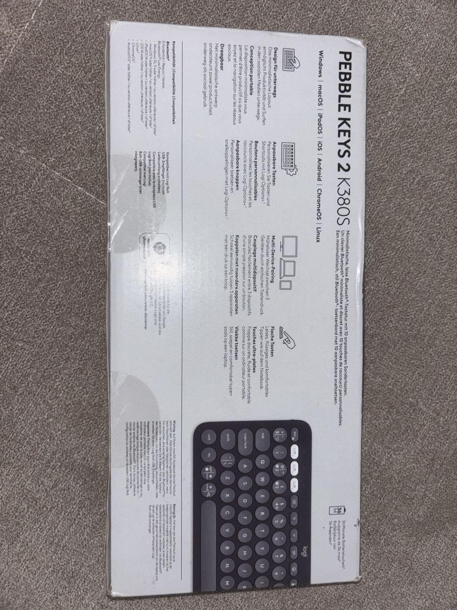 Tastiere: Logitech Pebble Keys 2 K380S keyboard new – Nuovo e nell'imballaggio originale da Niederglatt ZH venduto da bil_r6gf 1