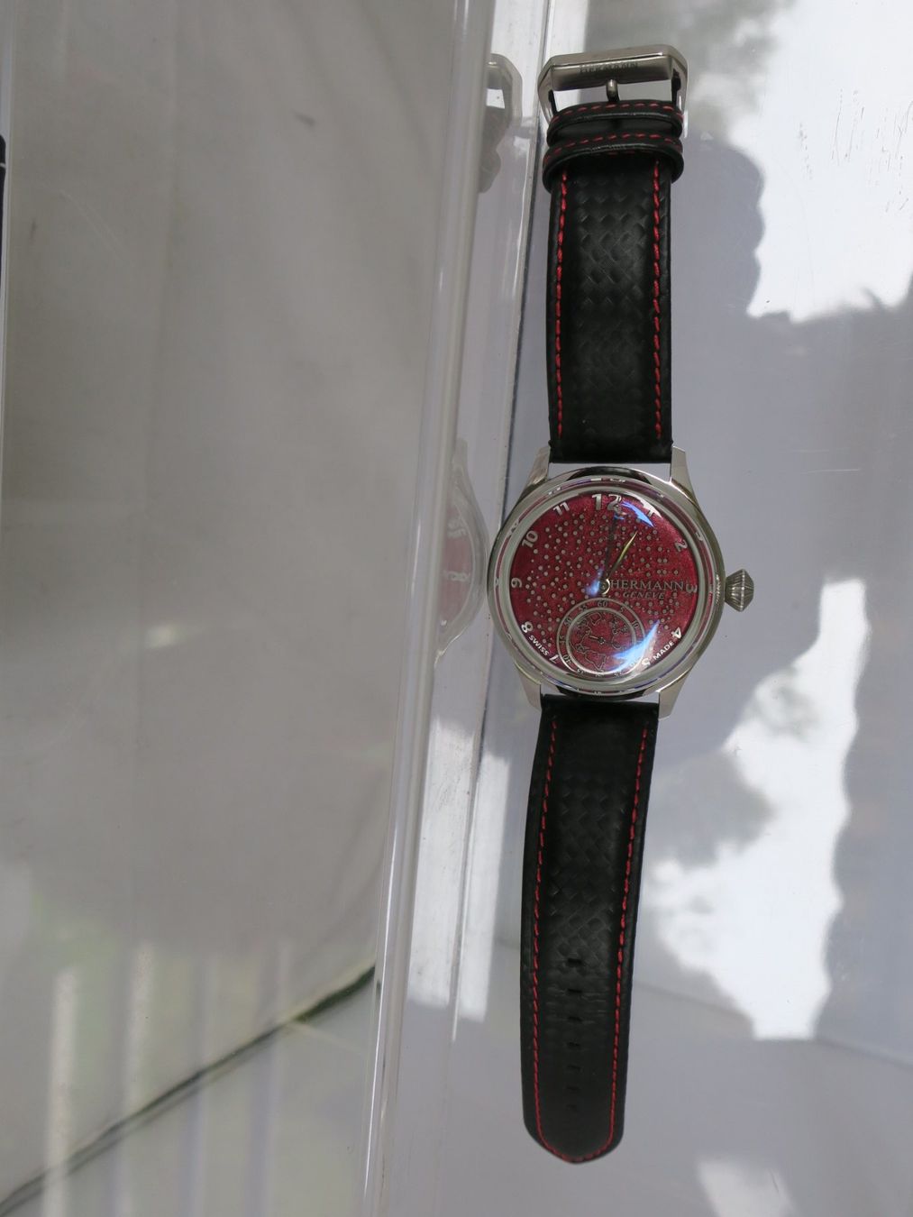 Hermann Genève Orologi: Hermann Armbanduhr Genève – Nuovo (secondo la descrizione) da Oberdorf NW venduto da hewi52 3