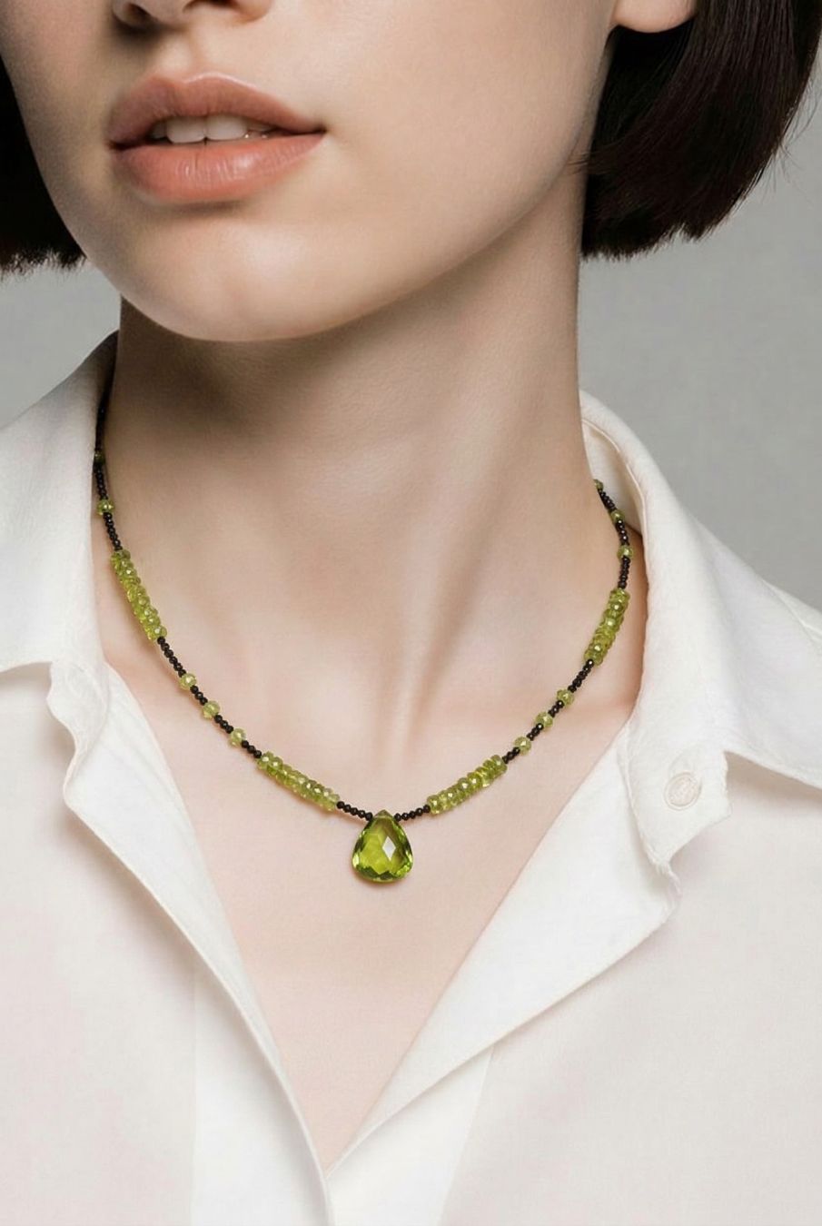 Catenine: Unikat Peridot, Spinell Kette NEU – Nuovo (secondo la descrizione) da Basel venduto da Chili007