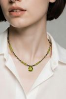Unikat Peridot, Spinell Kette NEU